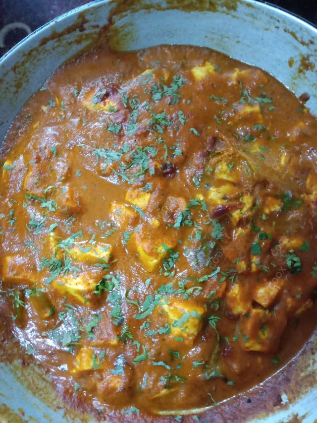 Delicious Paneer Lababdar prepared by COOX