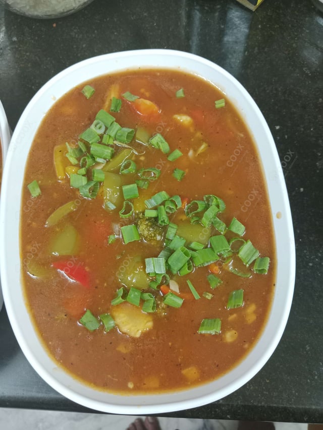Delicious Mix Veg in Hot Garlic Sauce prepared by COOX