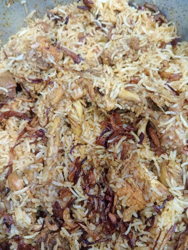 Delicious Chicken Biryani prepared by COOX