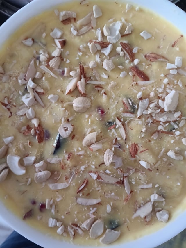 Delicious Fruit Custard prepared by COOX