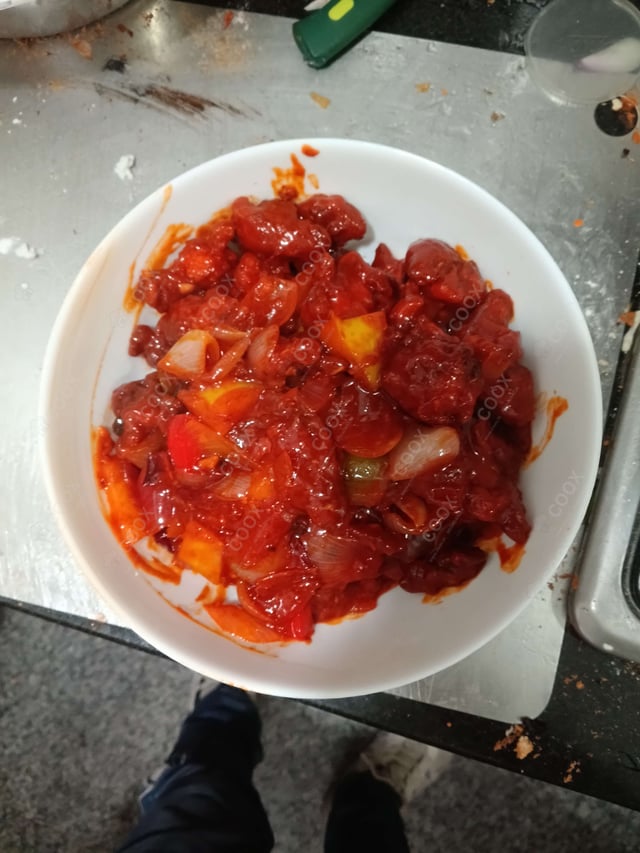 Delicious Chilli Chicken prepared by COOX