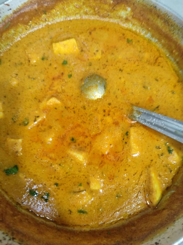 Delicious Paneer Lababdar prepared by COOX
