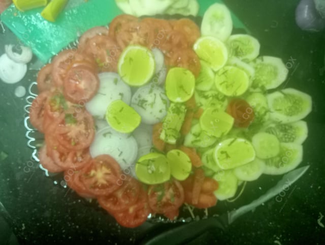 Delicious Salad, Papad prepared by COOX