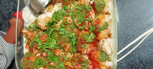 Delicious Dahi Bhalla prepared by COOX