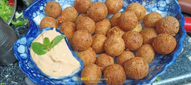 Delicious Fried Cheese Balls prepared by COOX