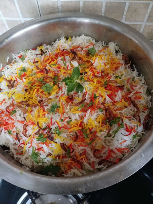 Delicious Chicken Biryani prepared by COOX