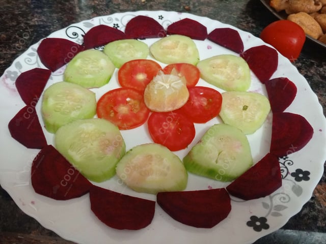 Delicious Salad, Papad prepared by COOX