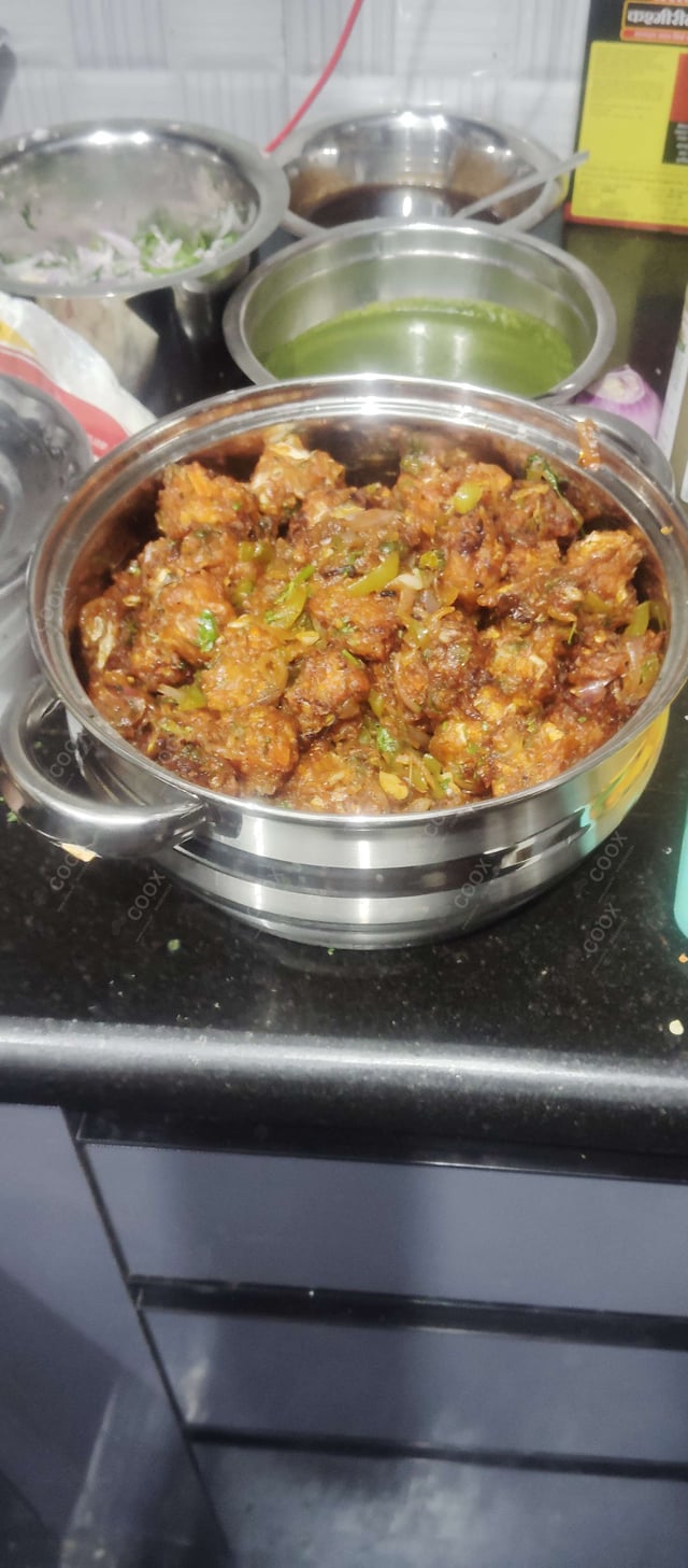 Delicious Veg Manchurian (Dry) prepared by COOX