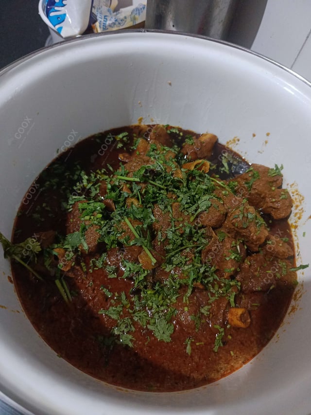 Delicious Mutton Rogan Josh prepared by COOX