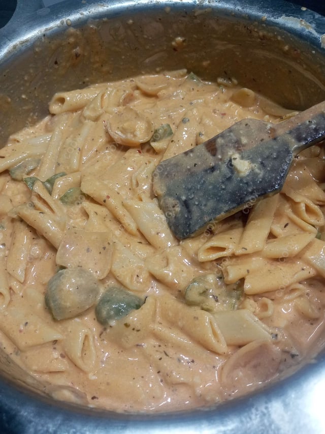 Delicious Pasta in Pink Sauce prepared by COOX