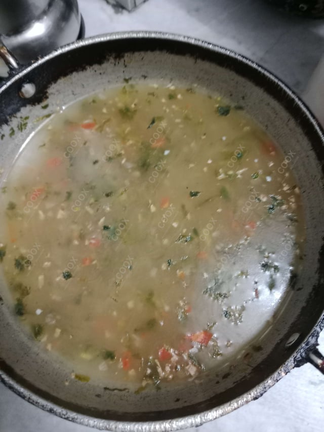 Delicious Lemon Coriander Soup prepared by COOX