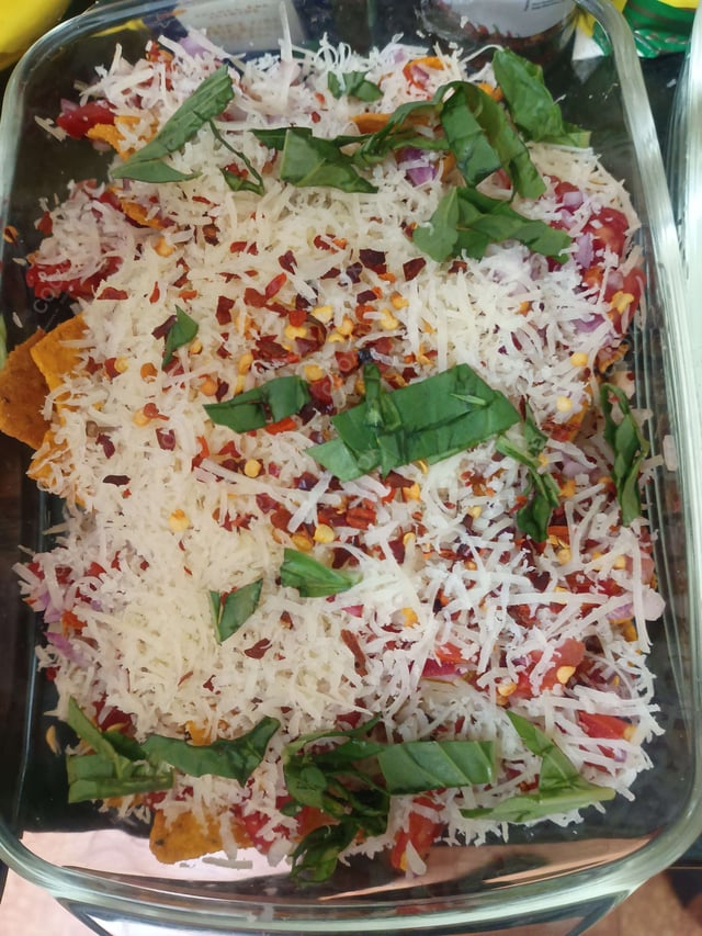 Delicious Cheese Nachos prepared by COOX