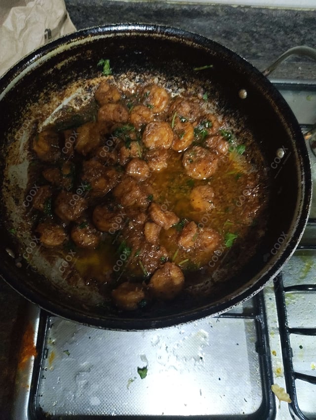 Delicious Butter Garlic Prawns prepared by COOX