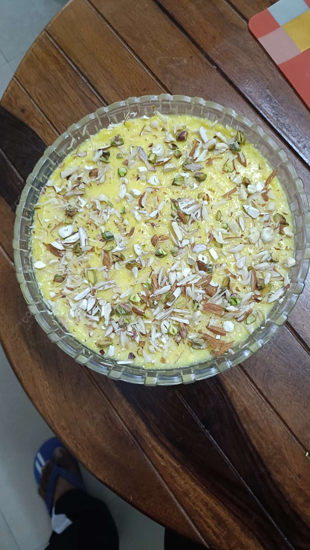 Delicious Phirni prepared by COOX
