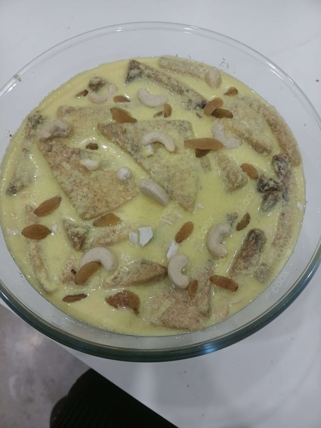Delicious Shahi Tukda prepared by COOX