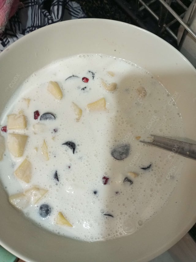 Delicious Fruit Custard prepared by COOX