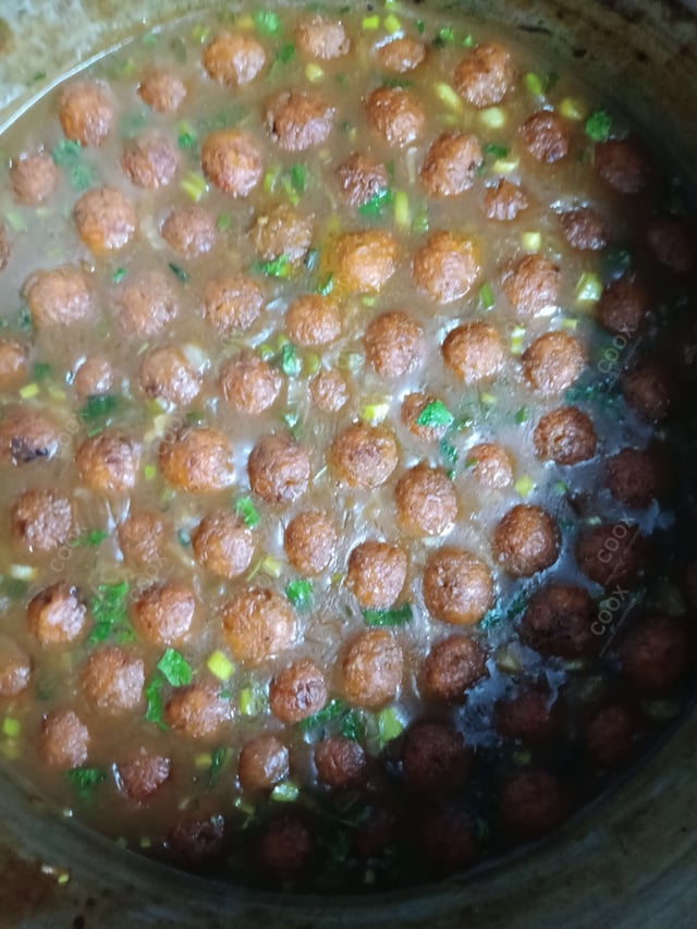 Delicious Veg Manchurian (Gravy) prepared by COOX