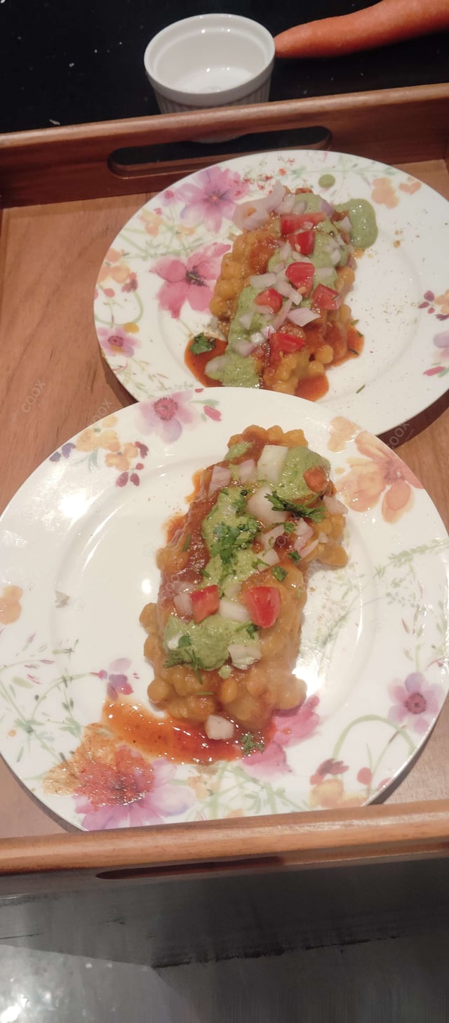 Delicious Ragda Pattice prepared by COOX